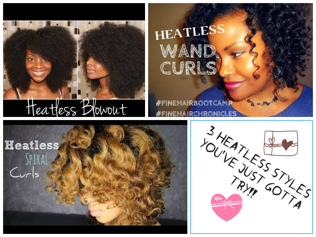 No Heat Natural Hairstyles That Typically Require Heat